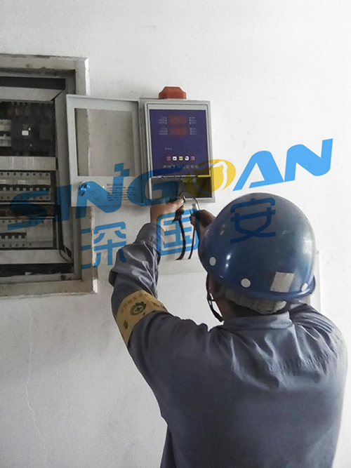 一氧化碳氣體檢測儀安裝現場