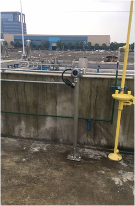 氣體監測系統安裝現場圖