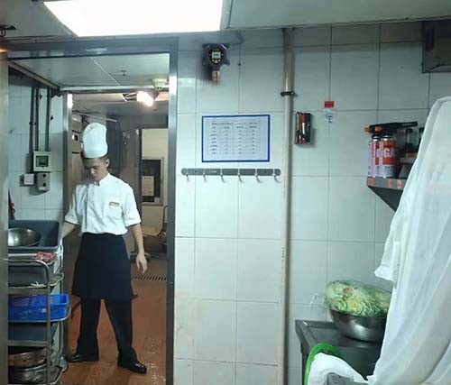 燃?xì)庠诰€監(jiān)測(cè)系統(tǒng)安裝現(xiàn)場(chǎng)圖