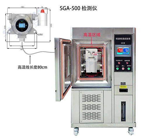 分體式聯氨氣體泄漏報警器現場圖